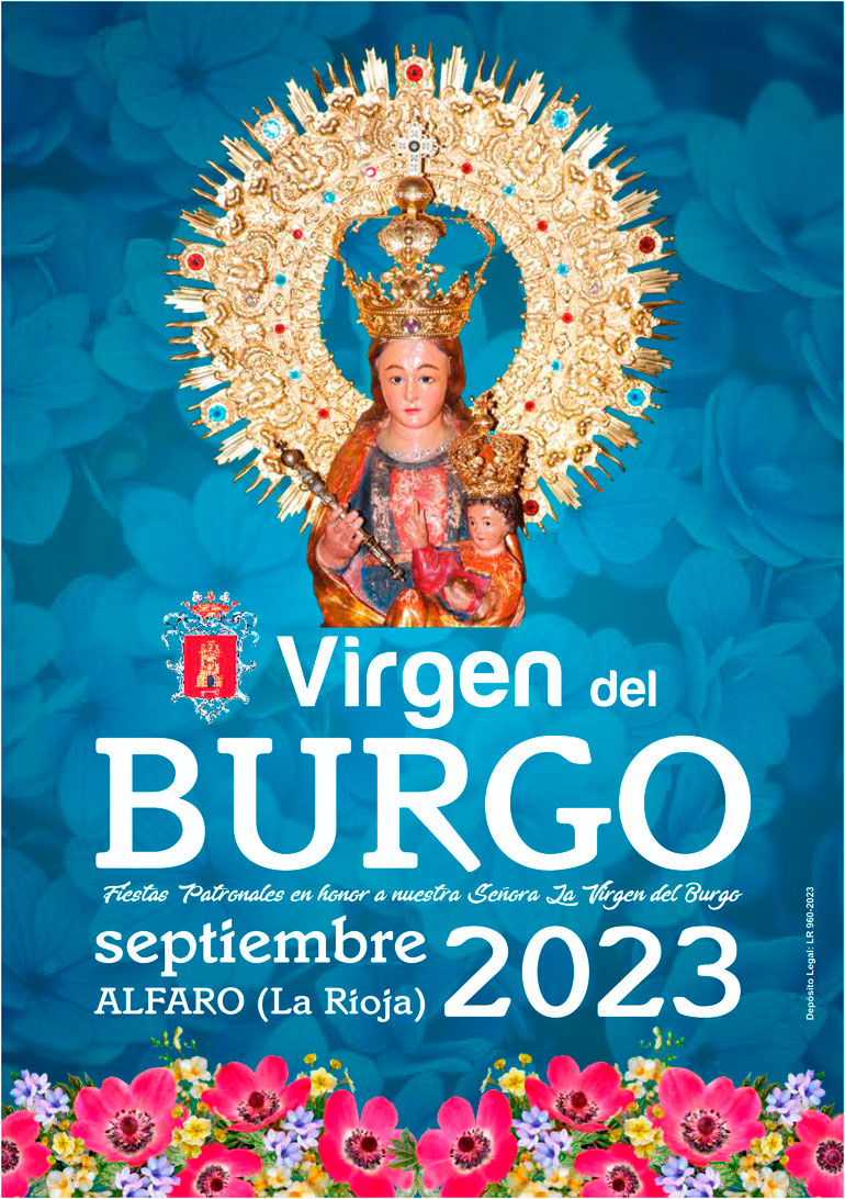 Fiestas patronales en honor a Nuestra Señora la Virgen del Burgo 2023 Alfaro